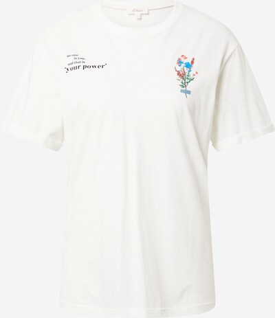 s.Oliver T-Shirt in mischfarben / weiß, Produktansicht