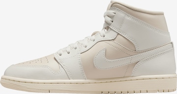 Sneaker alta 'Air Jordan 1' di Jordan in marrone: frontale