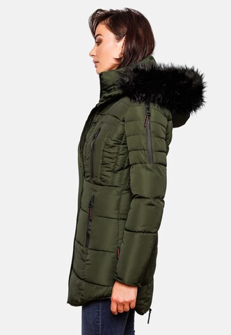 MARIKOO Winter Coat 'Moonshine' in Green