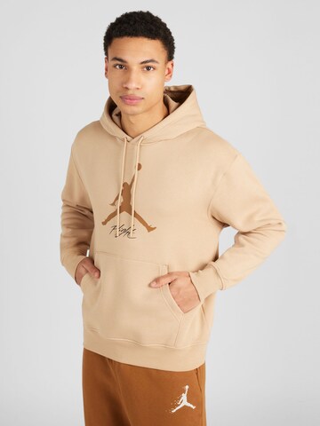 Sweat-shirt 'ESSENTIAL' Jordan en marron : devant