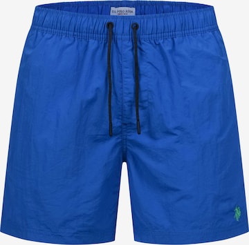U.S. POLO ASSN. Zwemshorts in Blauw: voorkant