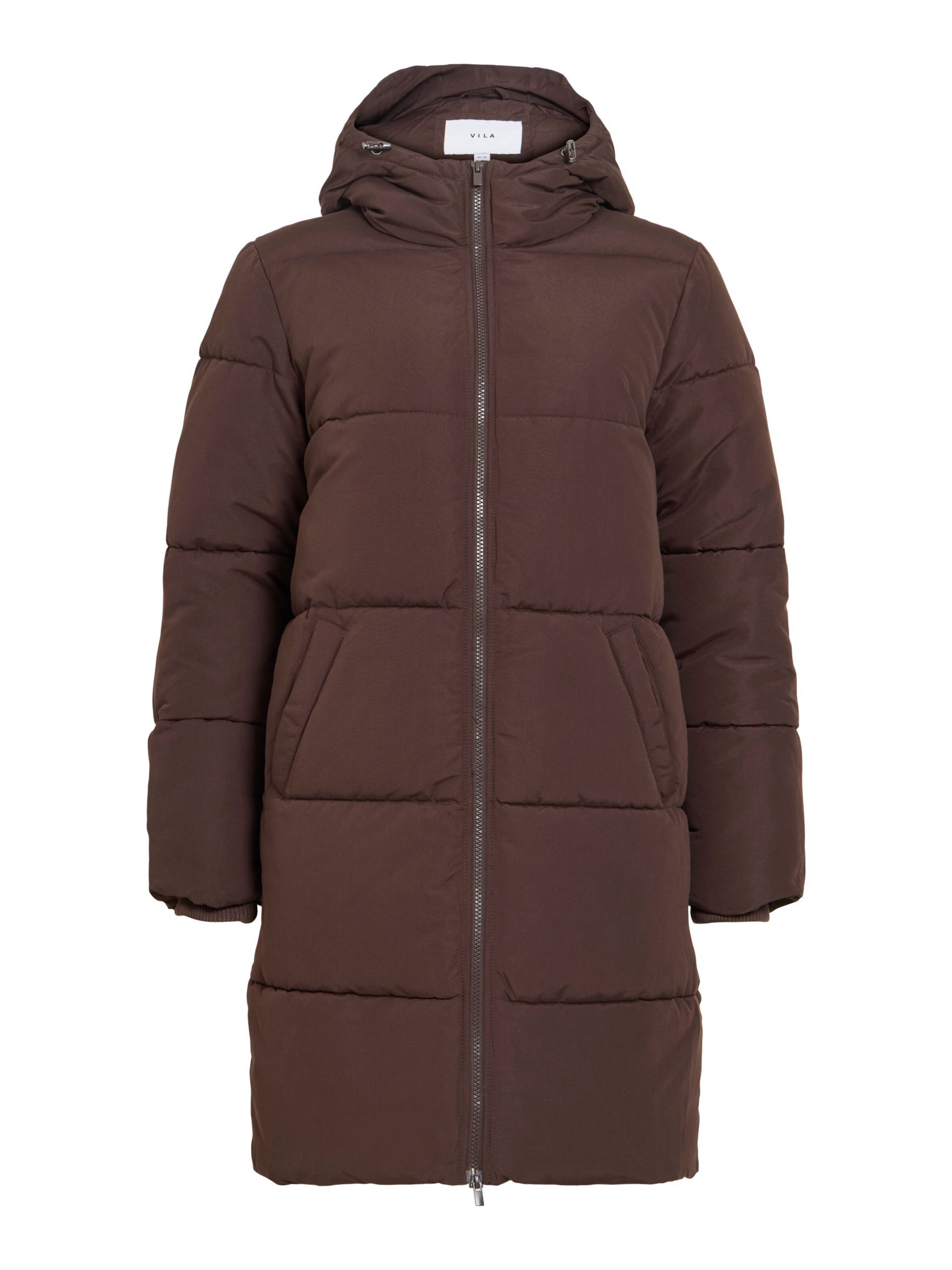 VILA Winter coat 'TRUST' in Brown: front