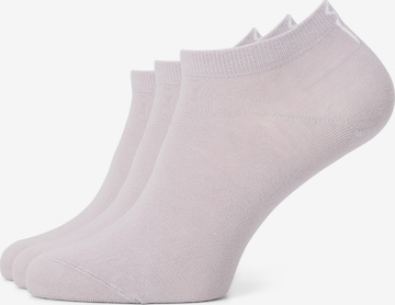 Chaussettes 'Casual (licht grijs)' SOLIT socks en gris : devant