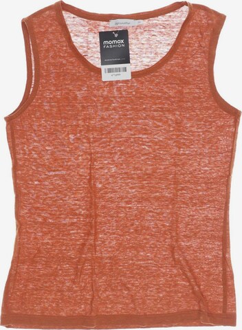 hessnatur Top & Shirt in XS in Orange: front