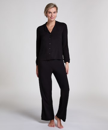 Hunkemöller Slaapshirt in Zwart