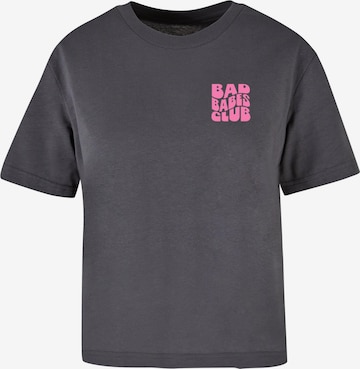 Maglietta 'Bad Babes Club' di Mister Tee in grigio: frontale