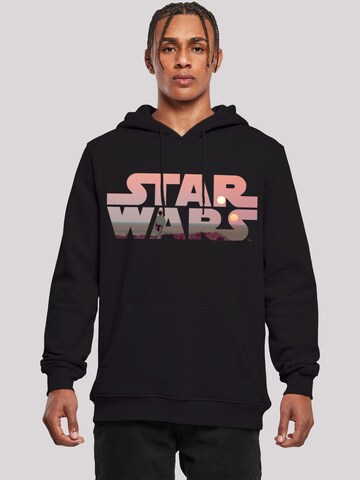 Sweat-shirt 'Star Wars Tatooine' F4NT4STIC en noir : devant