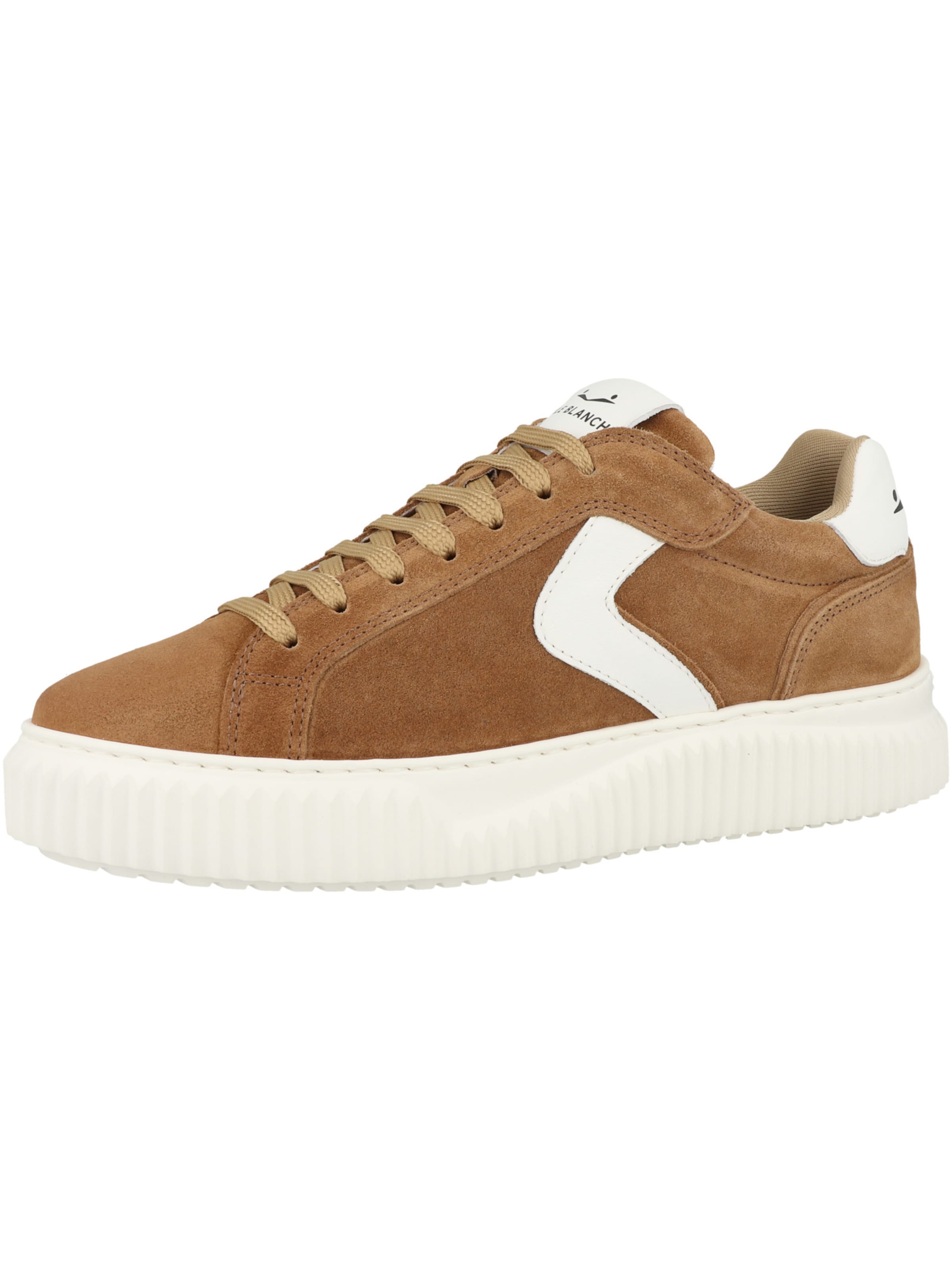 Voile blanche Sneakers laag 'LIPARI' in Bruin: voorkant