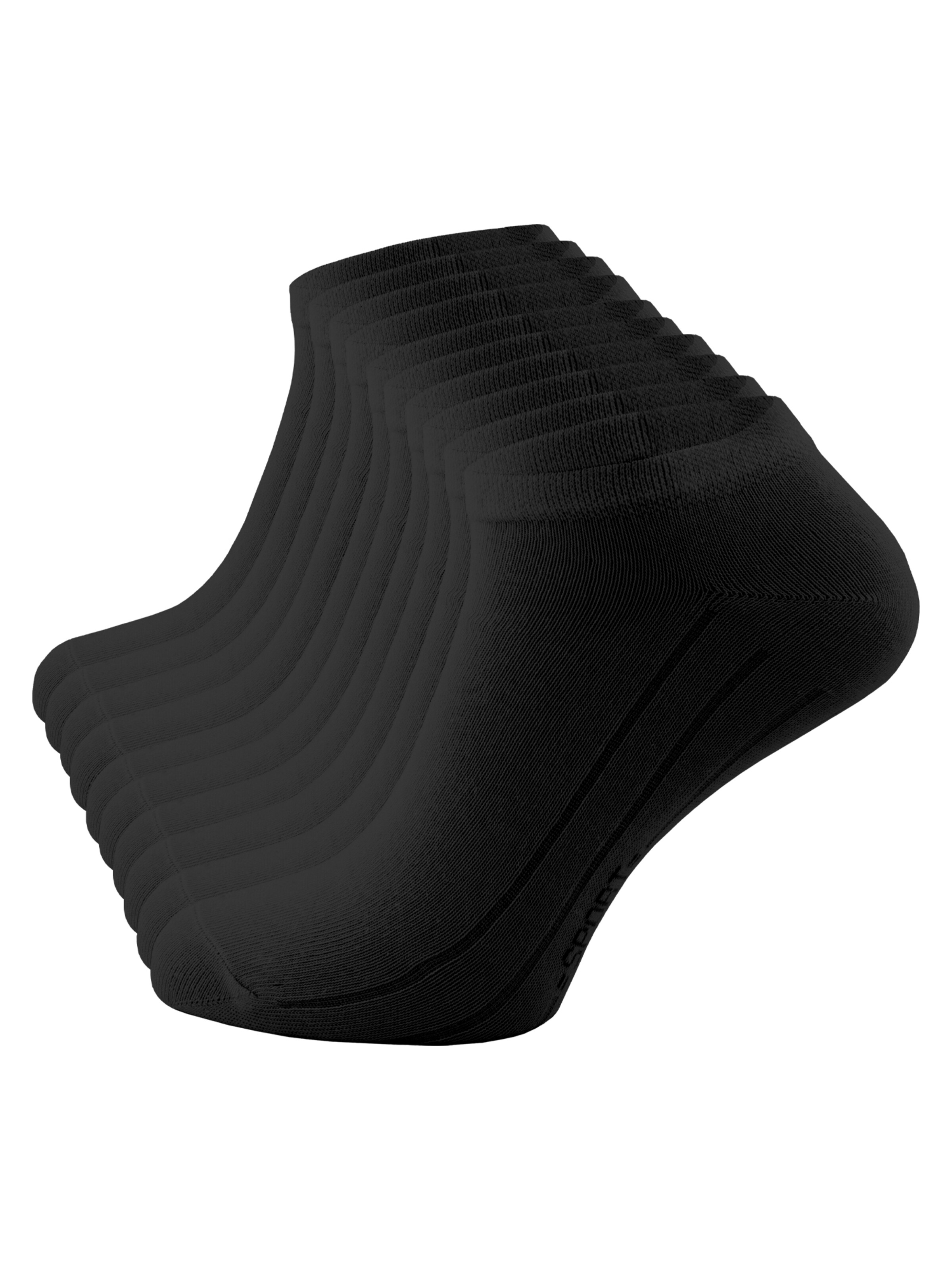 Cotton Prime - Meias de desporto em preto: frente