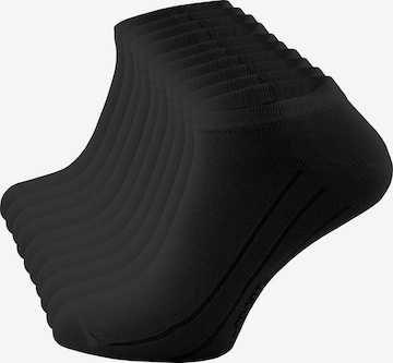 Cotton Prime - Meias de desporto em preto: frente