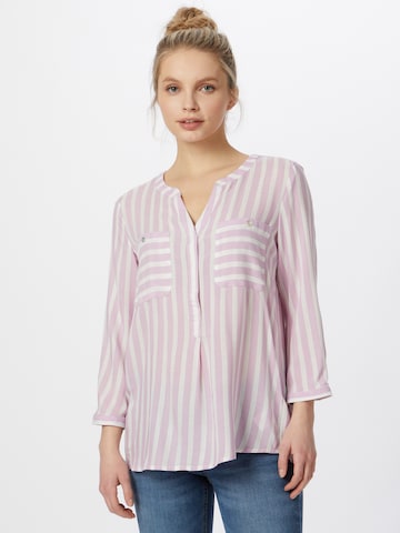 TOM TAILOR Bluse in Lila: front
