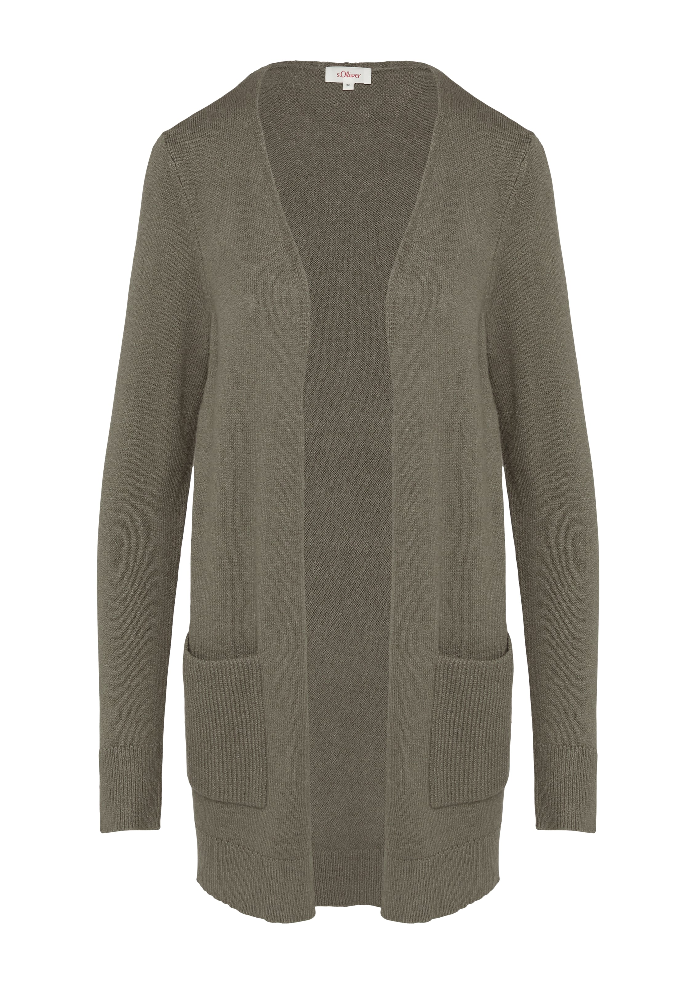 Cardigan s.Oliver en marron : devant