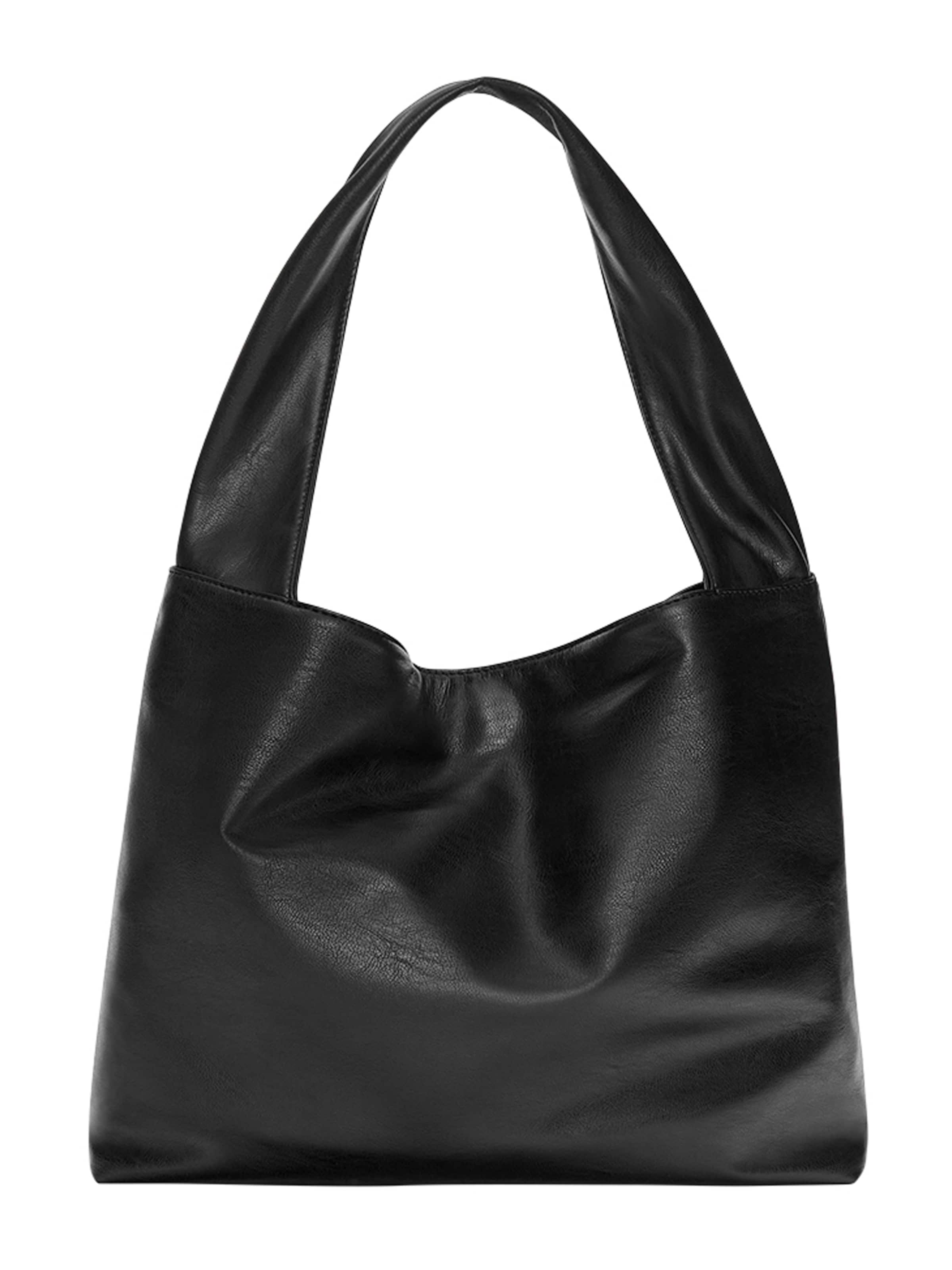 Pull&amp;Bear &quot;Чанта тип &quot;&quot;Shopper&quot;&quot;&quot; в черно: отпред