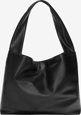Pull&Bear "Чанта тип ""Shopper""" в черно: отпред