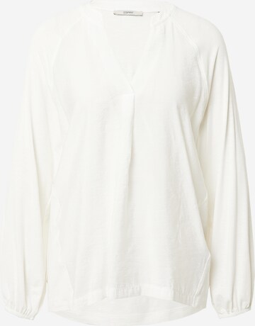 ESPRIT - Blusa en blanco: frente