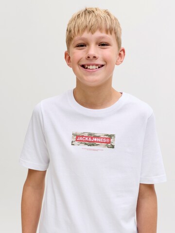 Jack & Jones Junior Футболка 'JCOBREEZE' в Белый