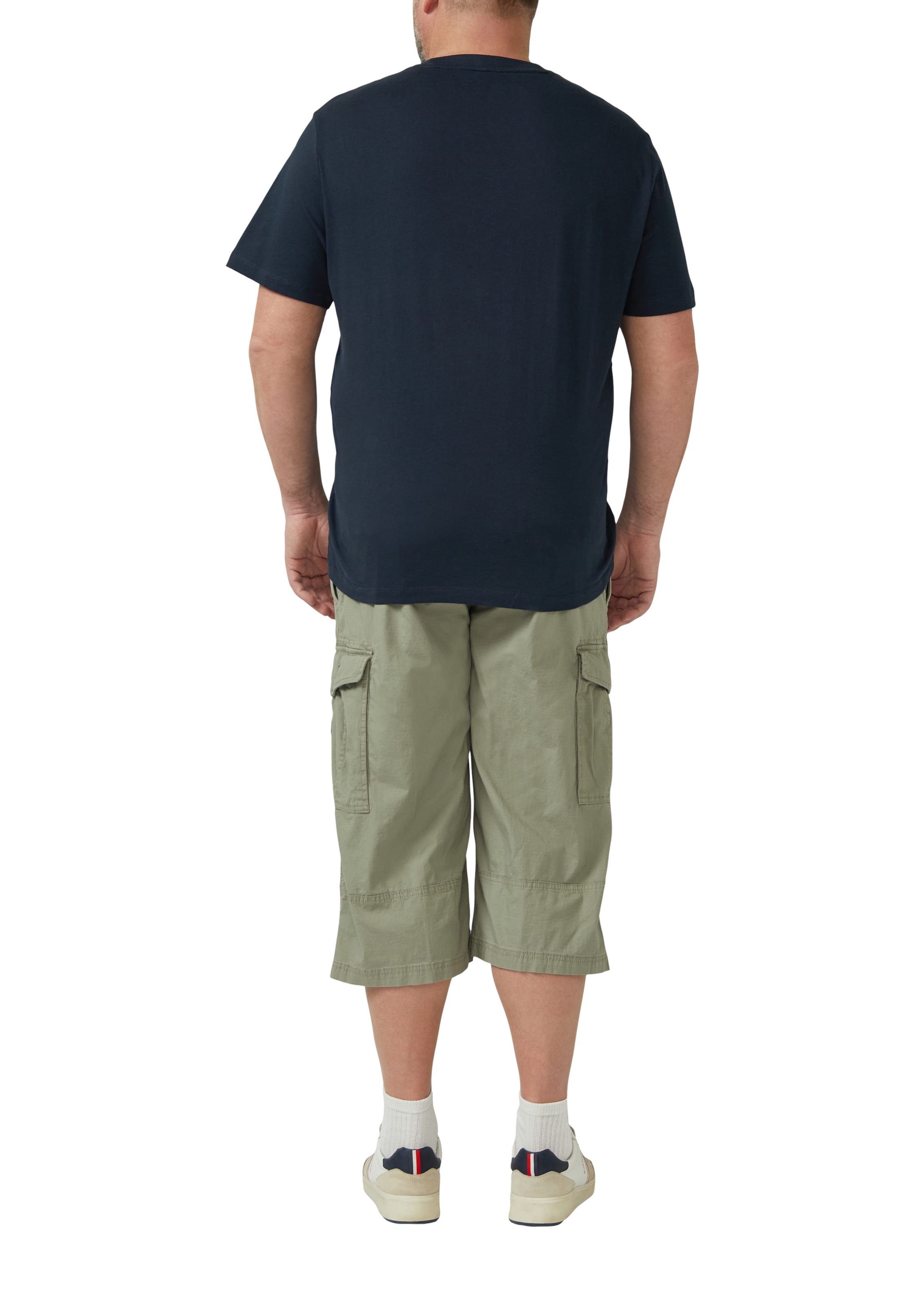 s.Oliver Men Big Sizes Regular Bermuda ' FILE ' in Grün