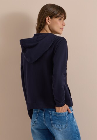 CECIL Zip-Up Hoodie in Blue