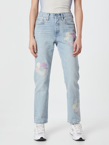 LEVI'S ® Slimfit Jeans '501 Jeans For Women' i blå: forside