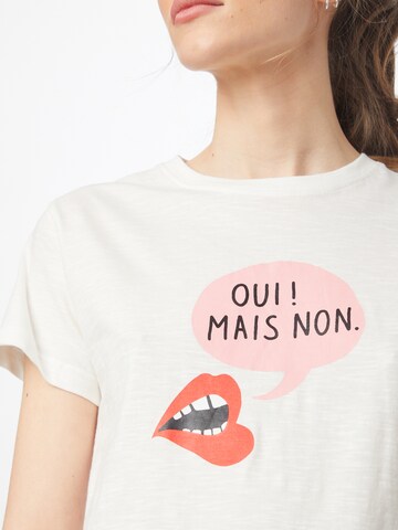 T-shirt 'Oui' Wemoto en blanc