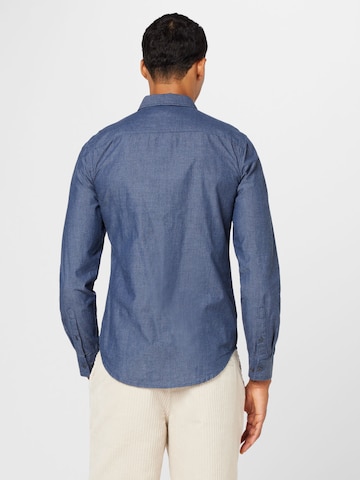 Casual Friday - Ajuste regular Camisa 'Arthur' en azul