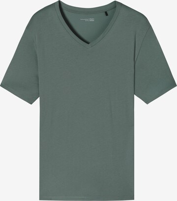 SCHIESSER Onderhemd 'Mix & Relax' in Groen: voorkant