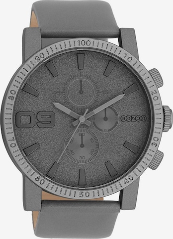 OOZOO Uhr in Grau: Vorderseite