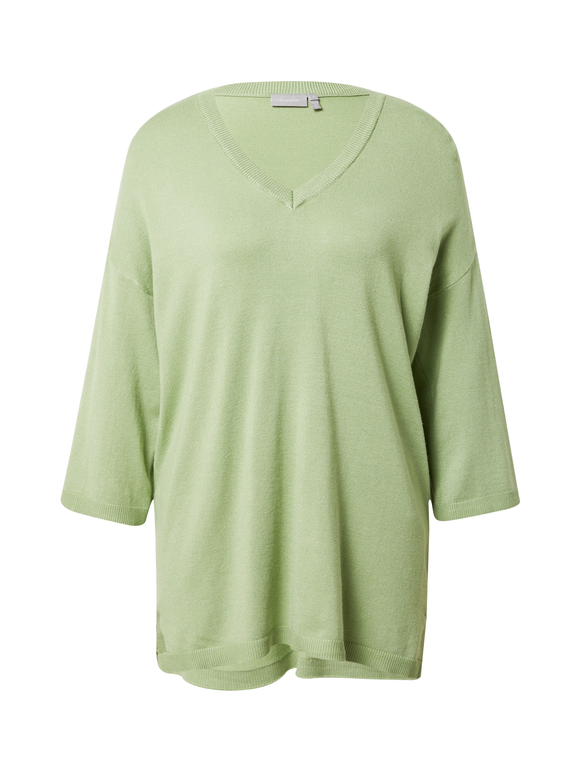 Fransa Свитер 'BLUME' в Зеленый: спереди