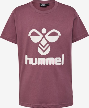 Hummel Sportshirt 'Tres' in Lila: predná strana