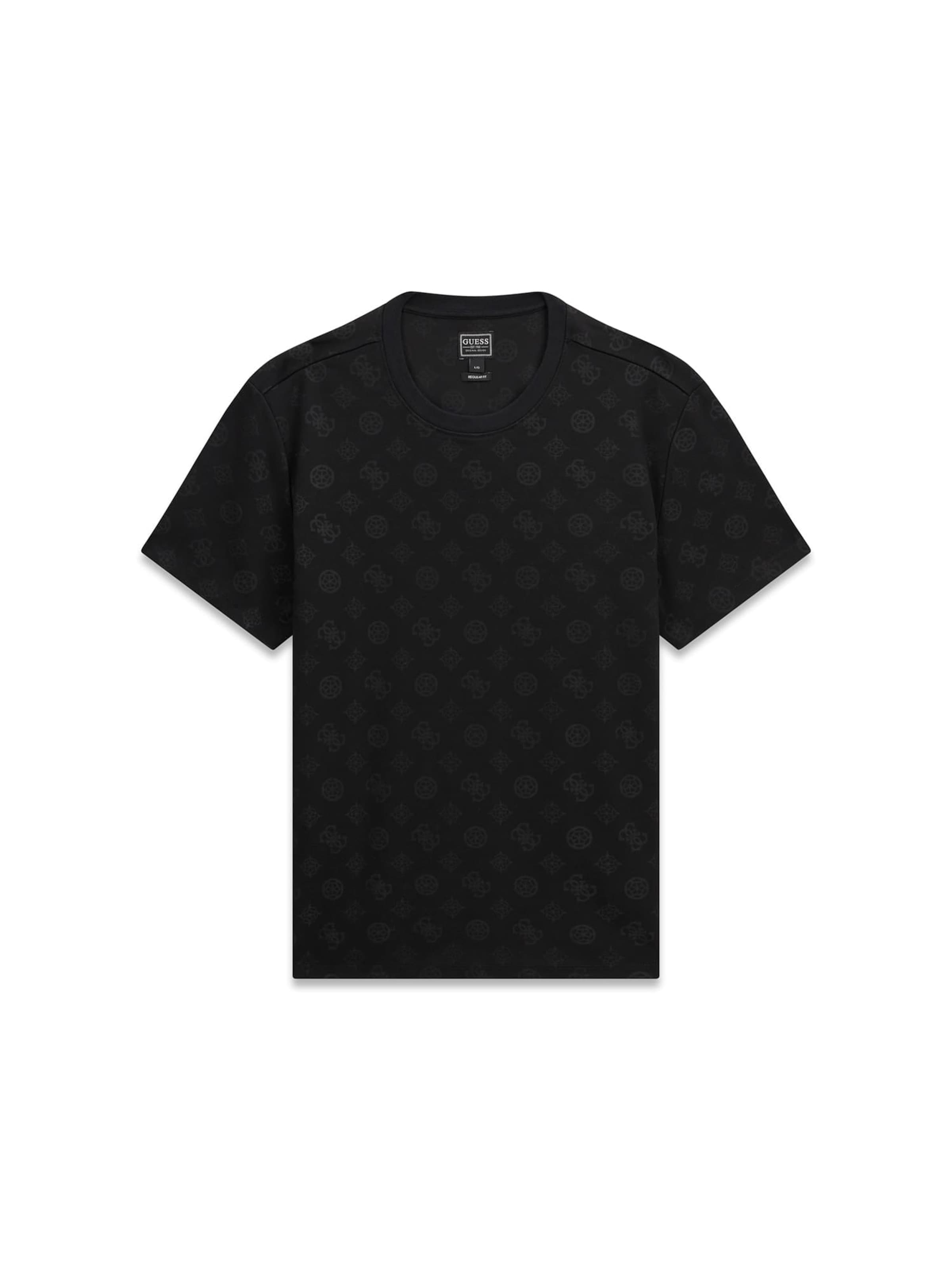 GUESS T-Shirt in Schwarz: Vorderseite