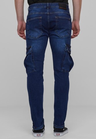 Skinny Jeans cargo di 2Y Premium in blu