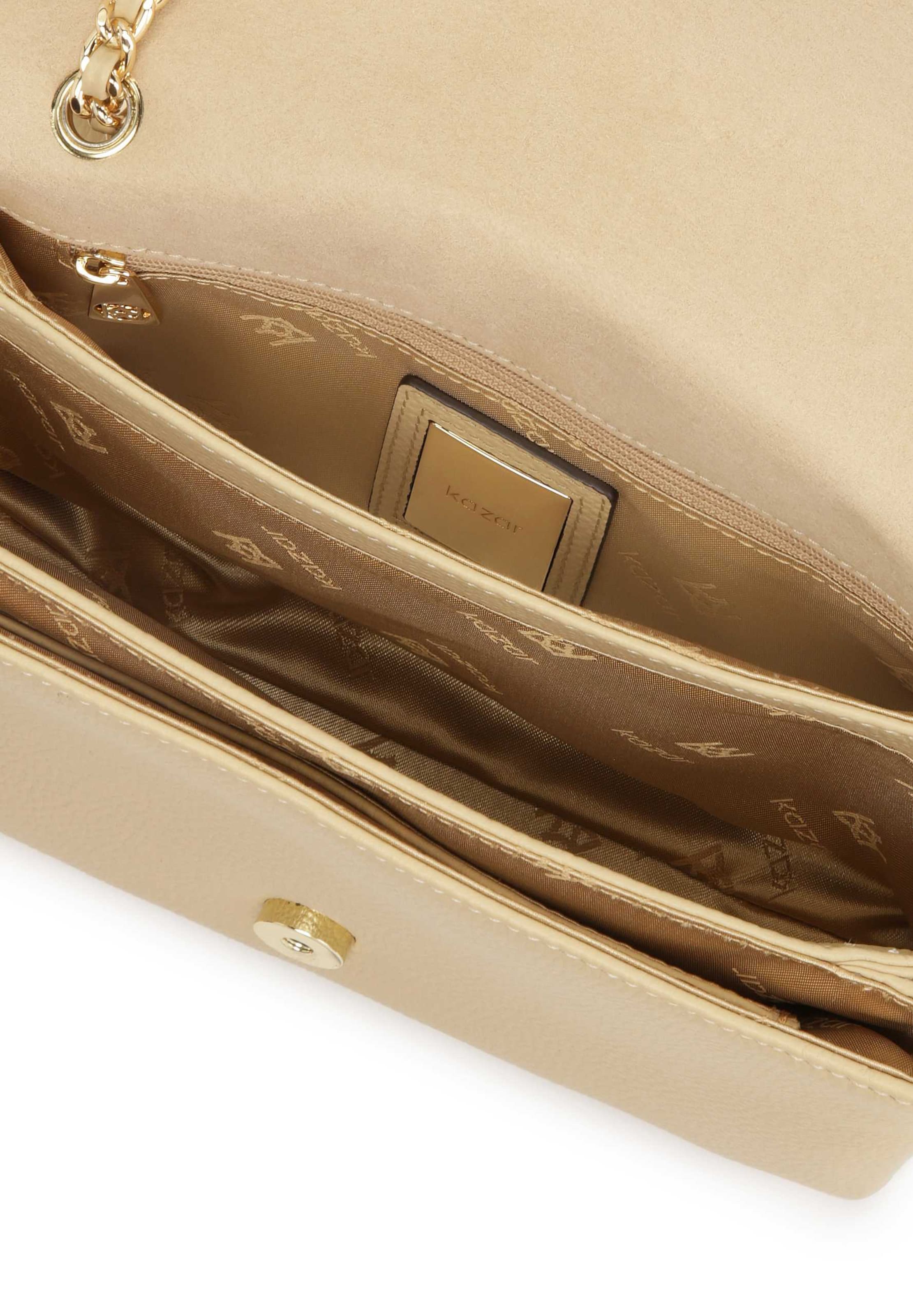 Kazar Shoulder Bag in Beige