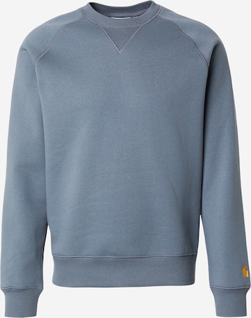 Carhartt WIP Суичър 'Chase' в синьо: отпред