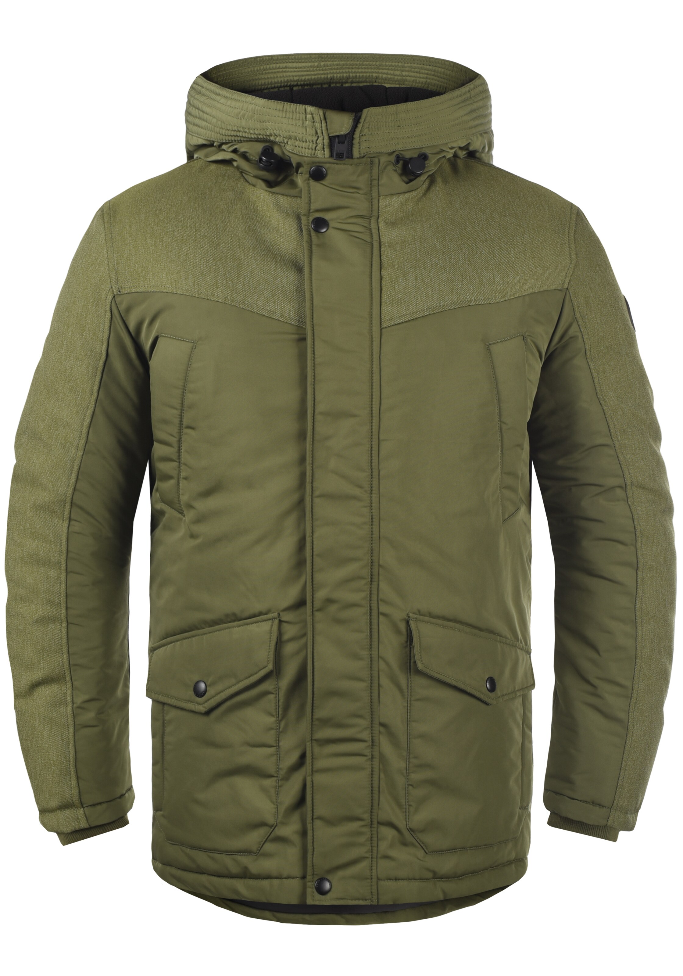 Parka invernale 'Inko' di !Solid in verde: frontale