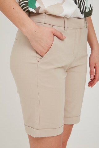 Fransa Regular Pants in Beige