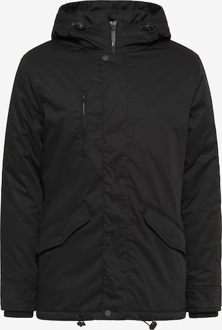 TUFFSKULL Winter Jacket in Black: front