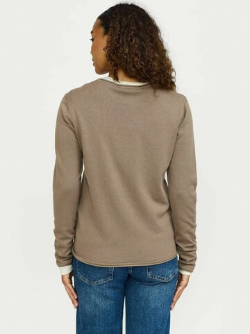 Pulover ' SRMarla ' de la Soft Rebels pe bej: spate