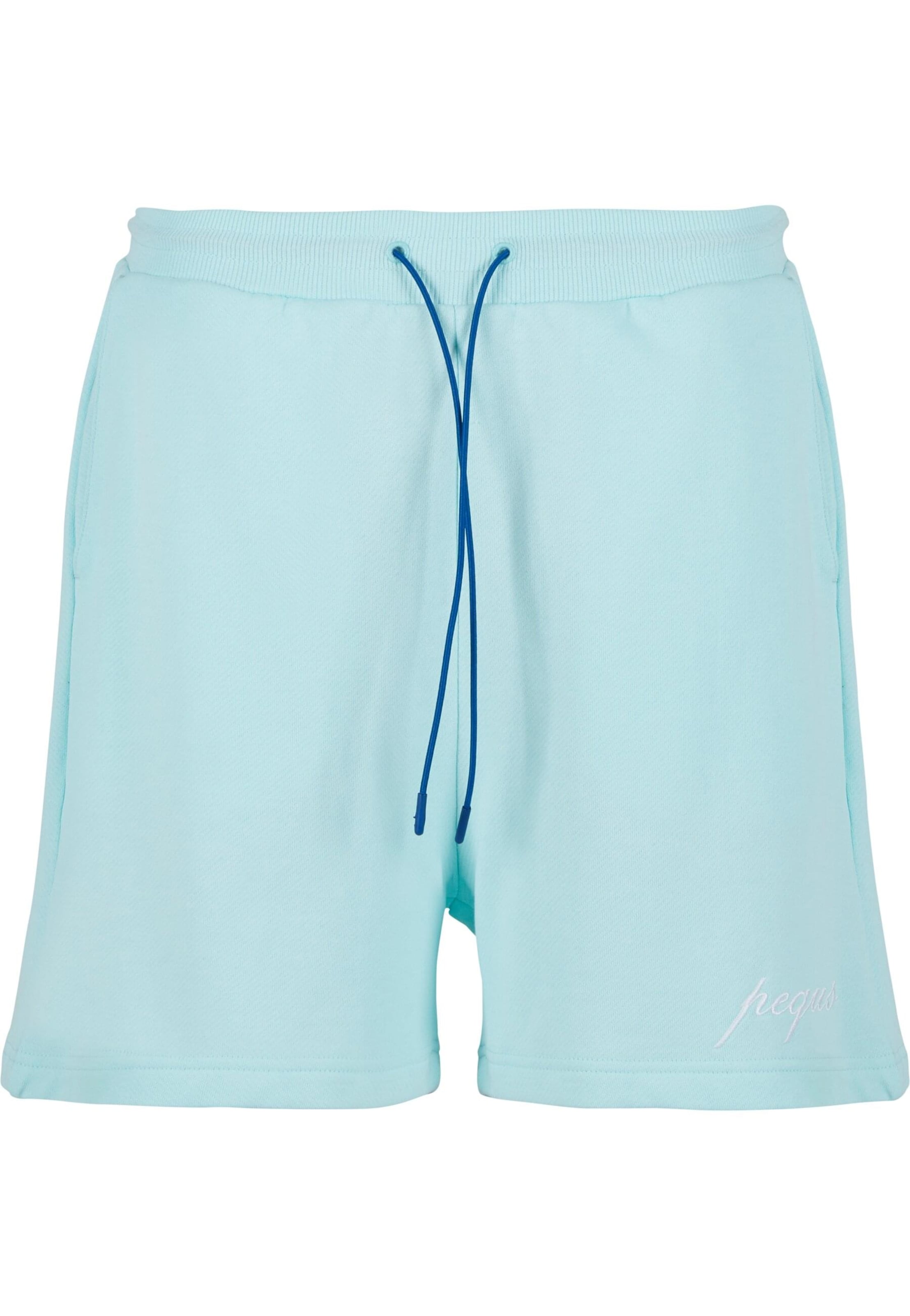 Pequs Regular Broek in Blauw: voorkant