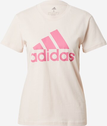 ADIDAS SPORTSWEAR - Camiseta funcional 'Essentials' en blanco: frente