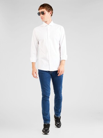 Bruun & Stengade Slim fit Ing 'Miller' - fehér