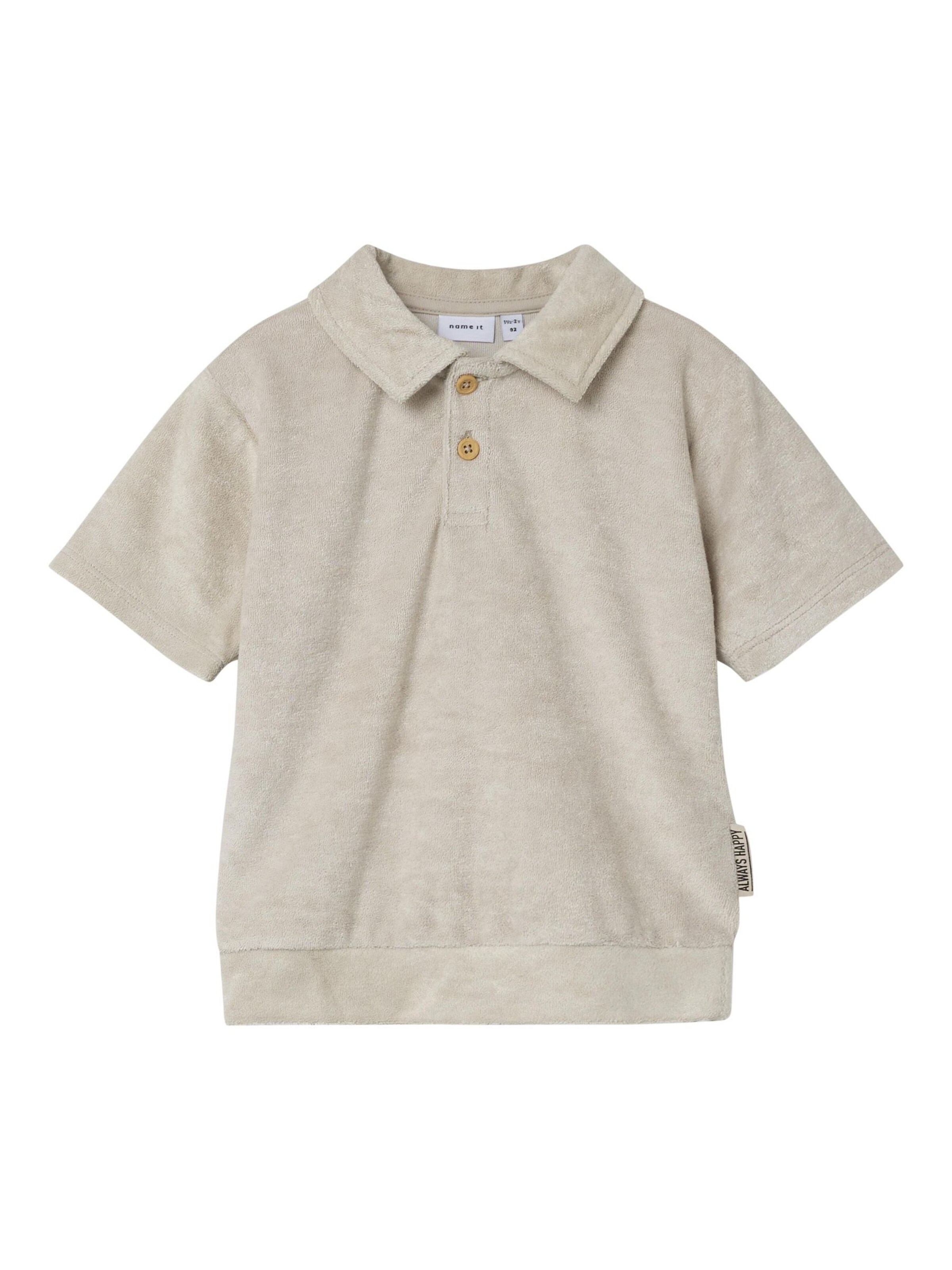 NAME IT Shirt in Beige: voorkant