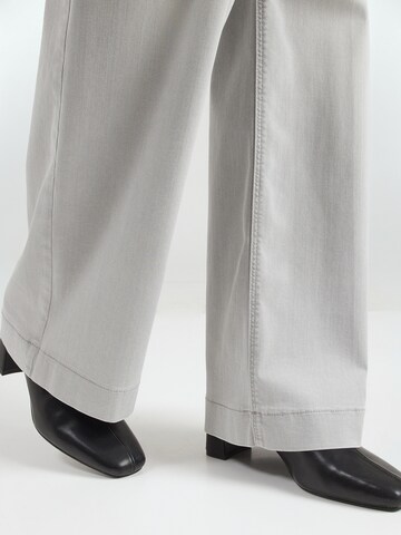 MAC Wide leg Jeans 'Dream Authentic' in Grey