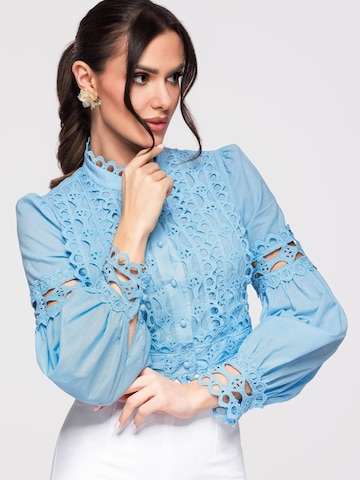 Camicia da donna di Ombre in blu