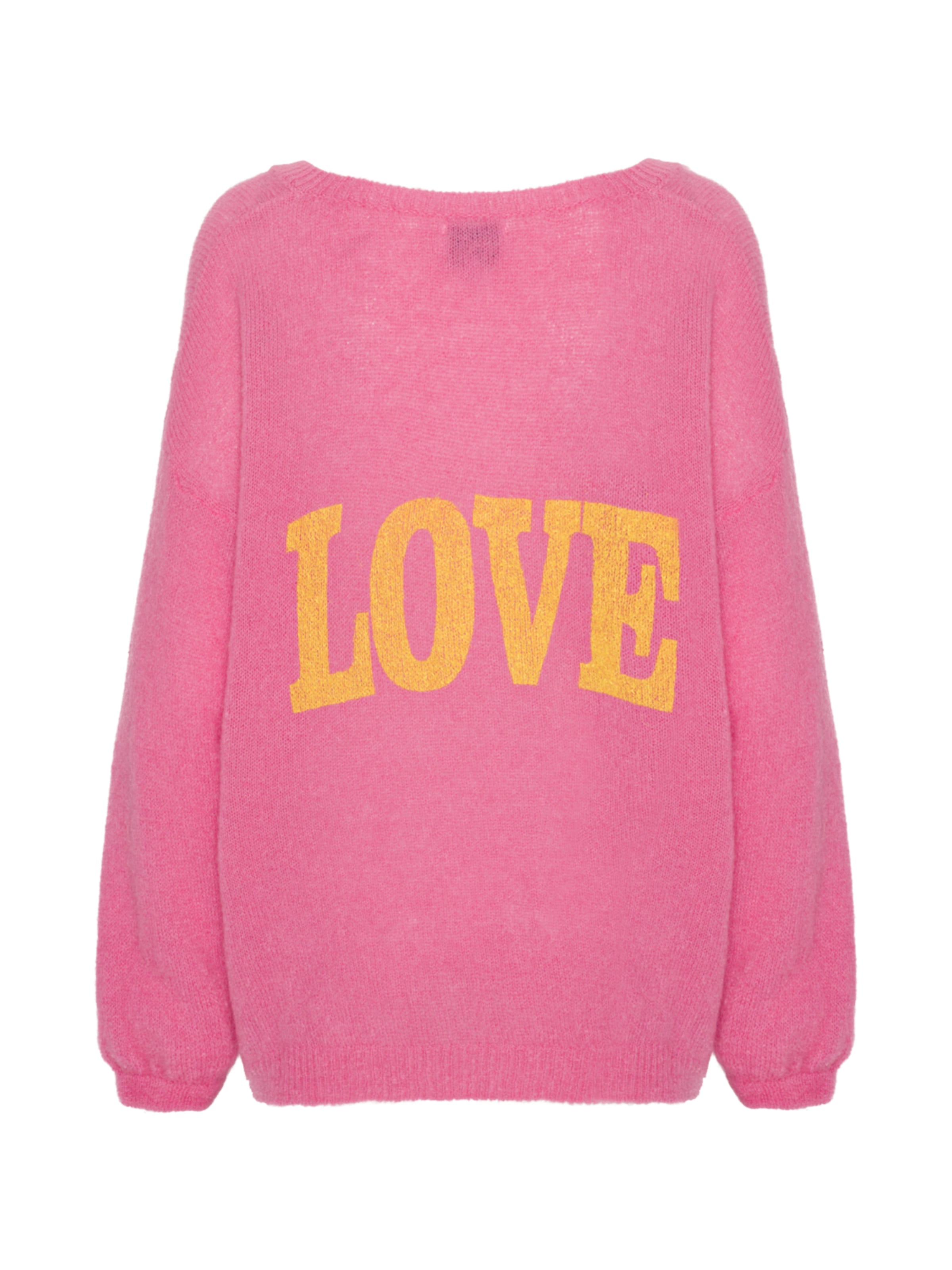 americandreams Oversizepullover 'Silja'‌‌‌‌‌‌ in Pink: Vorderseite