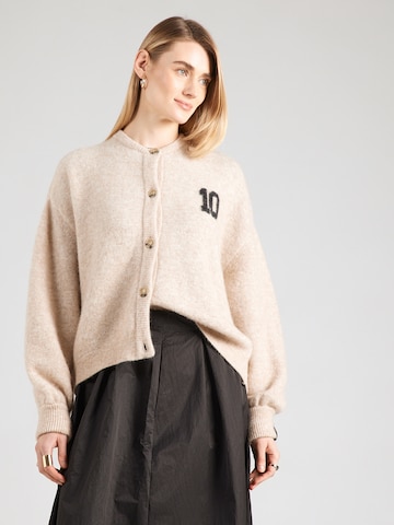 Sweat-shirt 10Days en marron : devant