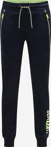 WE Fashion Zúžený Kalhoty – modrá: přední strana