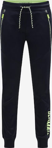 WE Fashion Tapered Broek in Blauw: voorkant