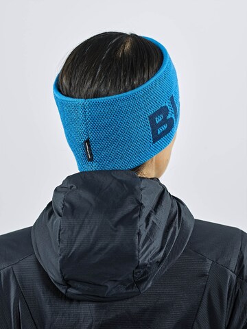 BLACKYAK Athletic Headband 'Yak Knit' in Blue