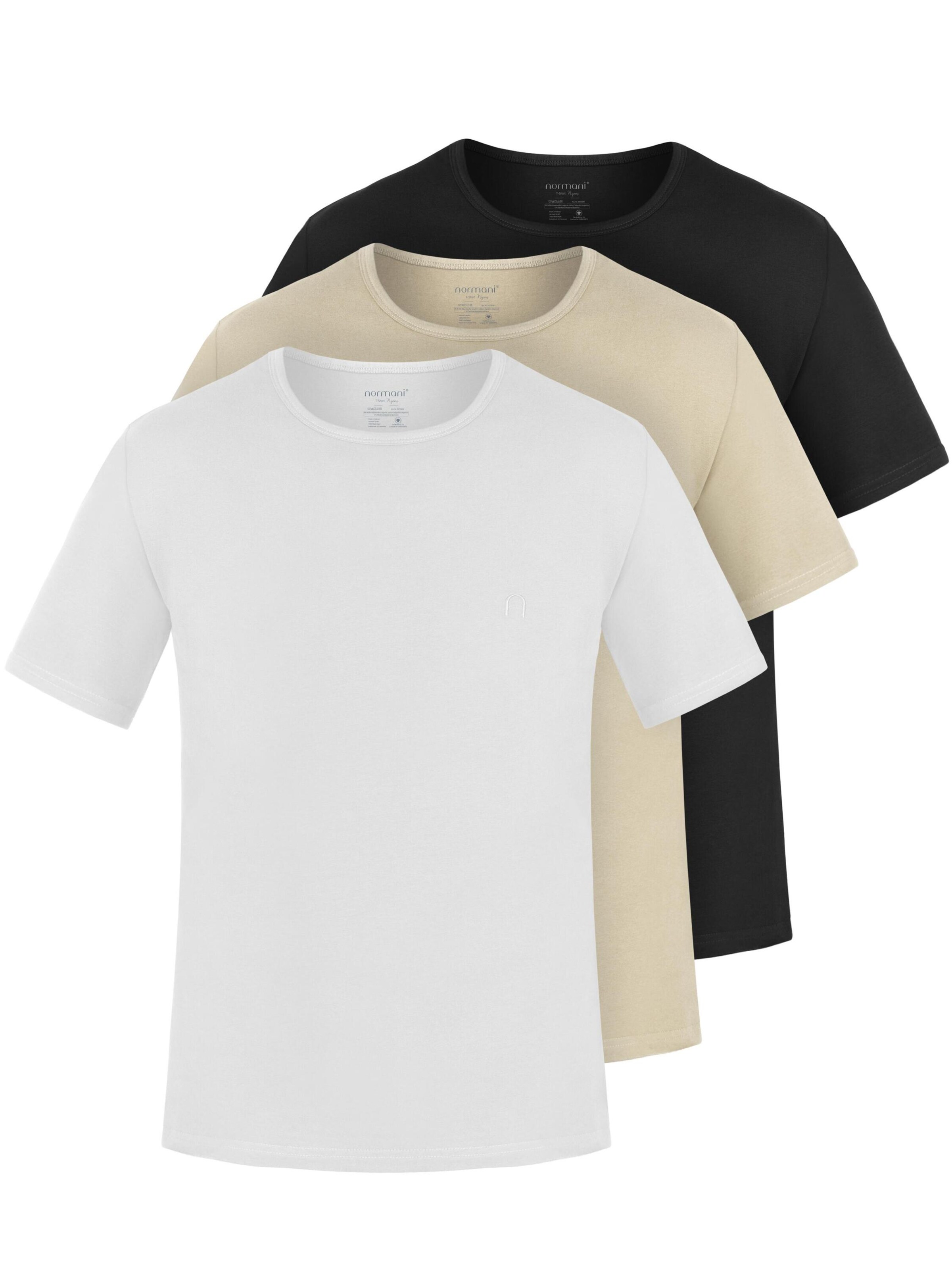 normani T-Shirt  'Nyons' in Beige: Vorderseite