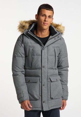 MO Winter Parka in Grey: front